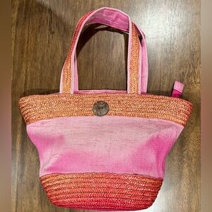 Sun N Sand Vibrant Pink Tote Bag